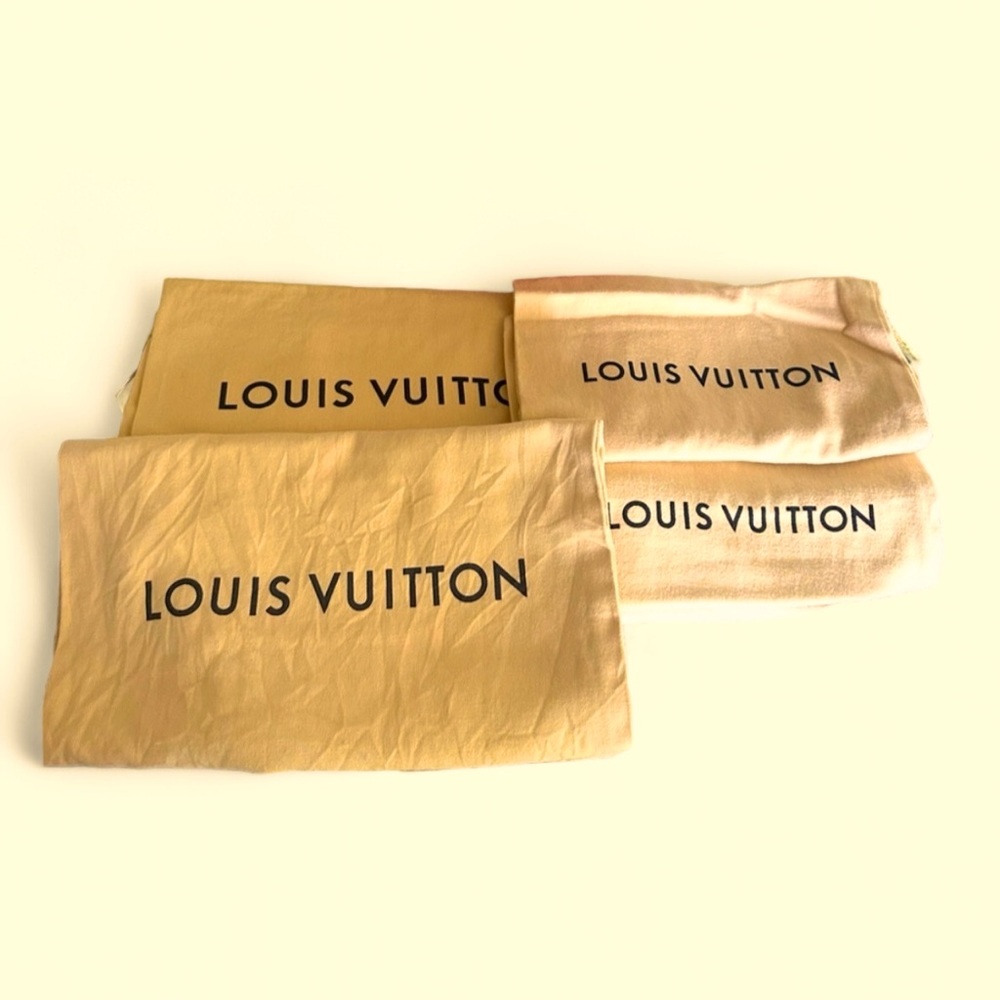 Louis Vuitton dust bags set of 5